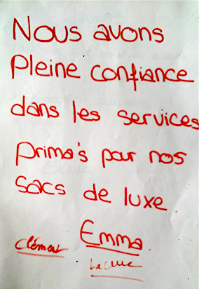 奢侈品護理-Primas的服務讓我們放心地把貴重的包包交給他們處理。