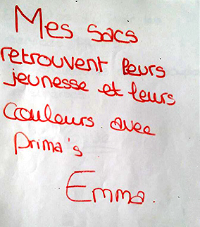 奢侈品護理-因著Primas，讓我的包包煥然一新，重新找回它的原色。